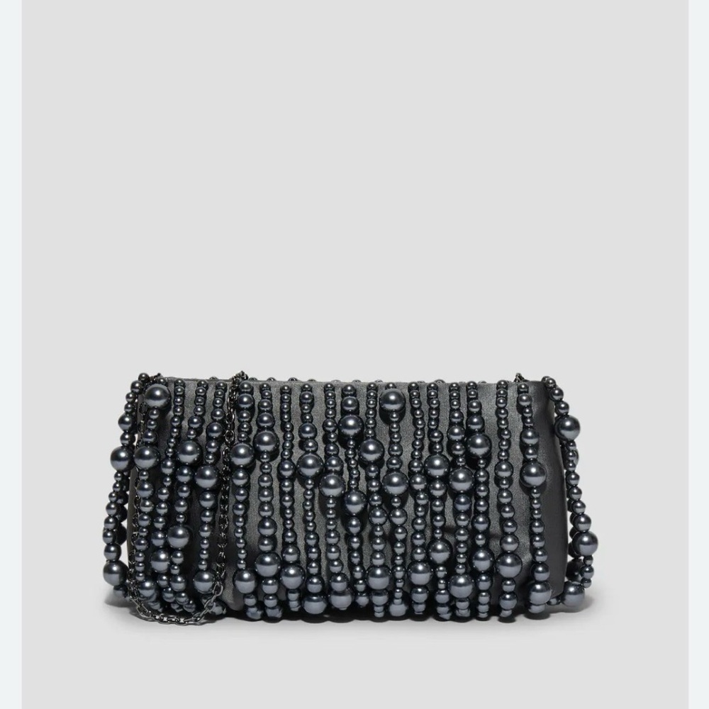 Lele Sadoughi Willow Beaded Evening Clutch